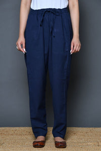 Navy Rayon Pajama Pants
