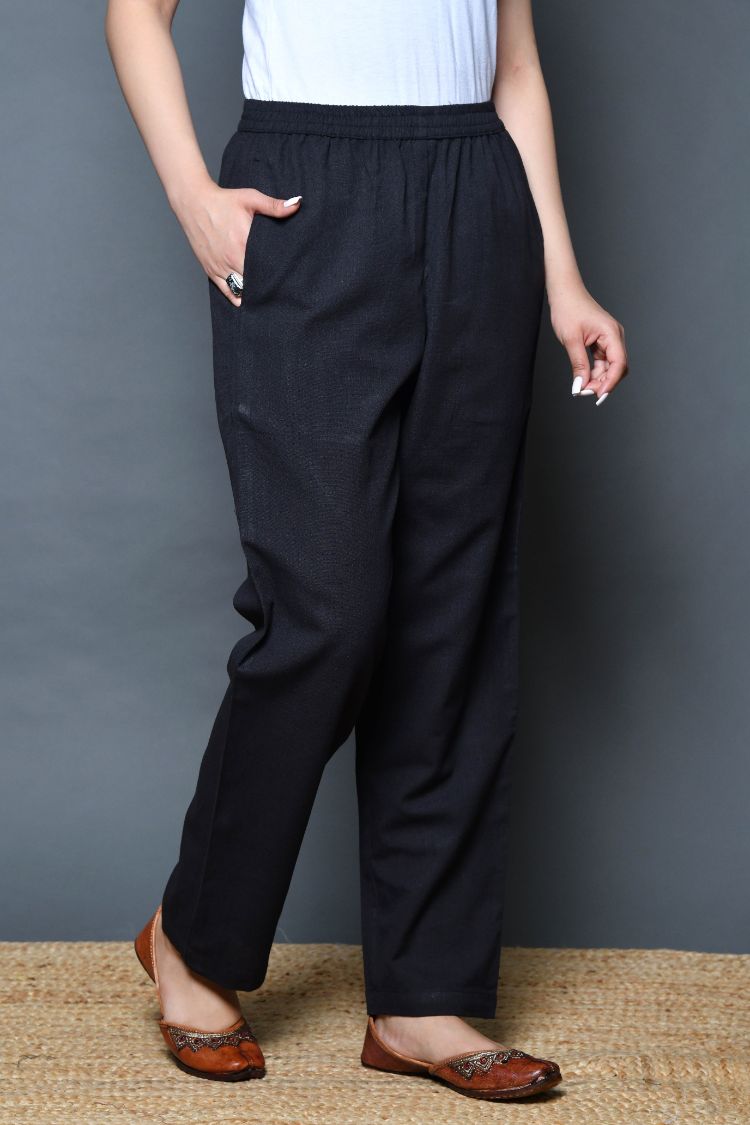 Black Cotton-blend cargo trousers | Rick Owens | MATCHES UK