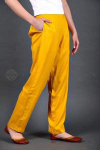 yellow cotton pant jaipuri cotton kurta set kurti for women ethnic wear pure cotton pant